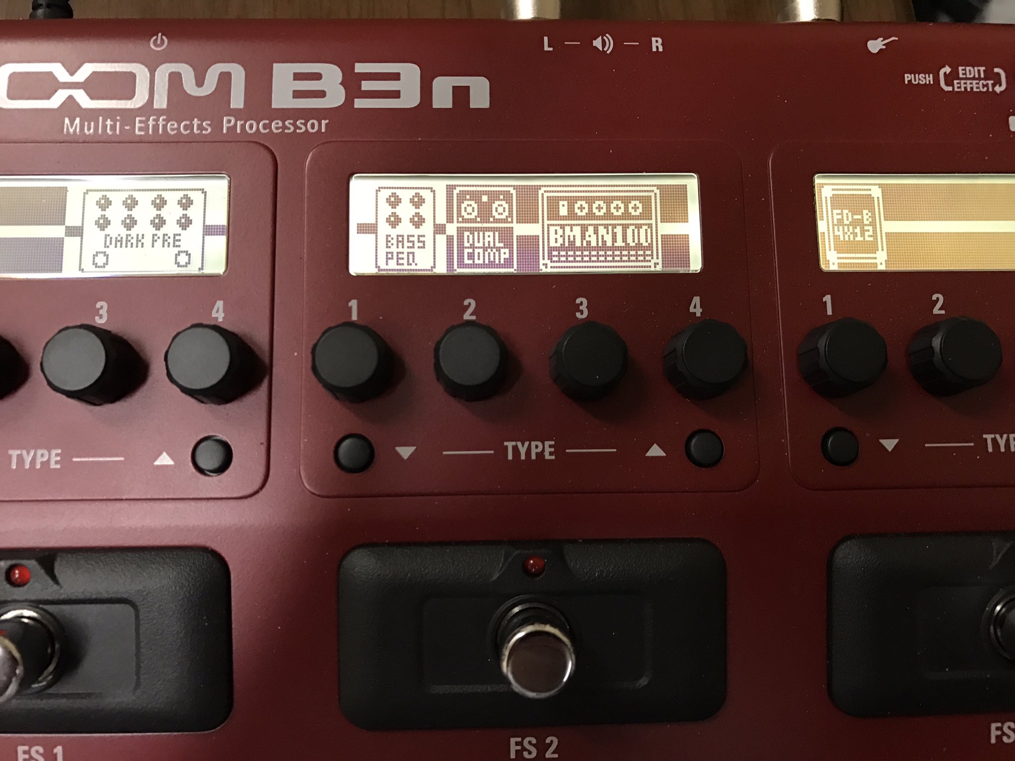 ZOOM B3n （ZOOM B3n Multi-Effects Processor ベース用マルチ 