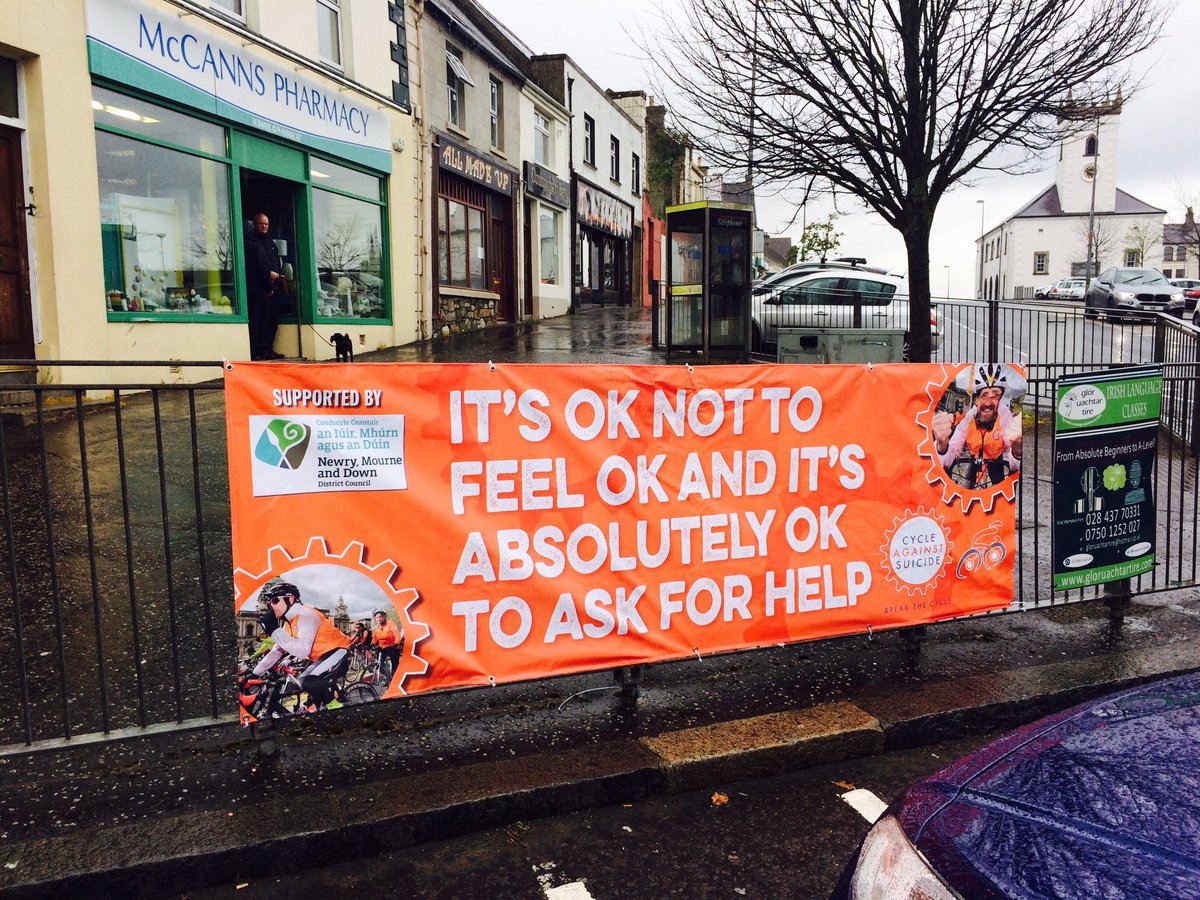 CASuicide's tweet image. Looking forward to bringing our message to Northern Irel. again this year stopping over in Castlewellan &amp;amp; Belfast visiting towns in between