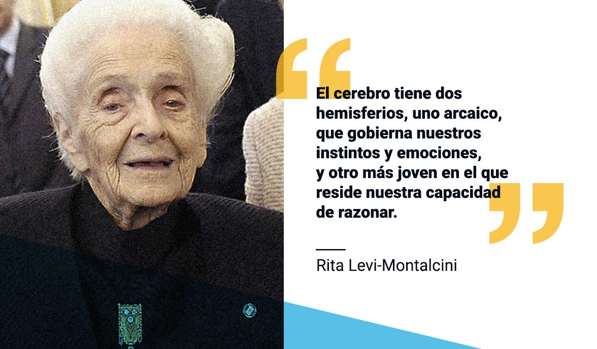 Museo de la Ciencia CosmoCaixa on Twitter: "#Taldíacomohoy, en 1909, nació Rita Levi-Montalcini, la que obtuvo el Premio Nobel de Medicina en 1986. https://t.co/QNBG2sVpFM" Twitter