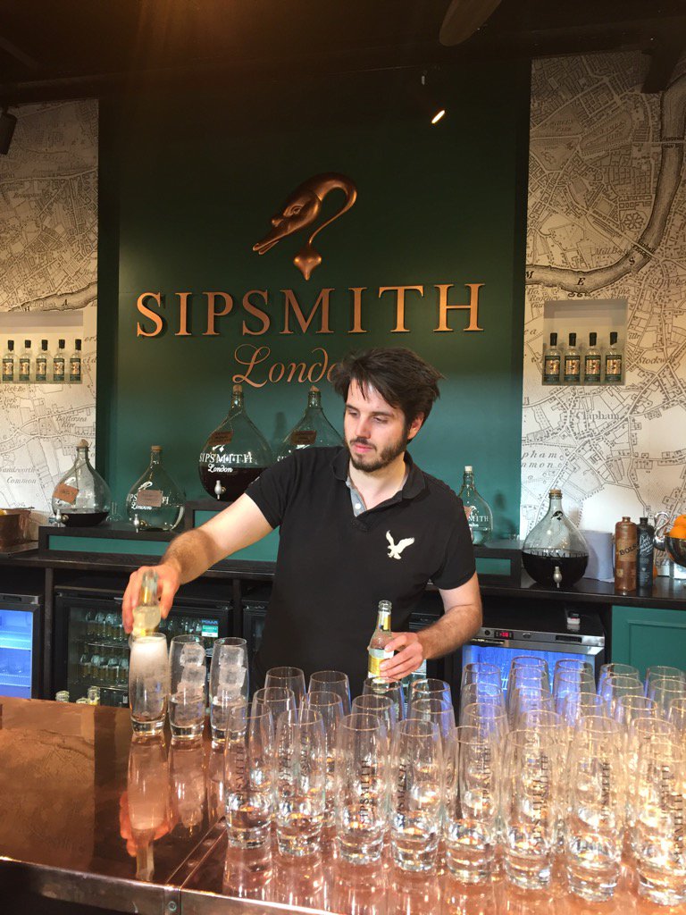 Great visit to @sipsmith yesterday evening