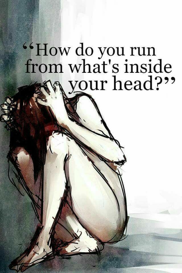 SnifferOfBooks_'s tweet photo. This sums up how I feel when it gets really bad- like yesterday. But I didn't give in and I didn't harm myself #fightyourmind 👊🌈 https://t.co/F0rRSLC3Ty