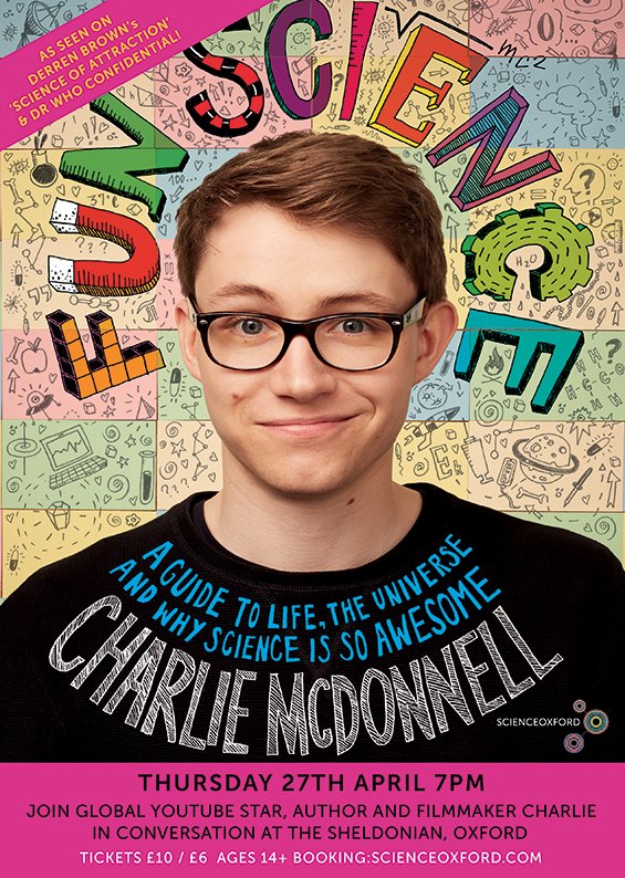 obu_bms's tweet photo. Have you got your ticket to see @coollike at the Sheldonian Theatre? 27th April , 7pm @ScienceOxford #FunScienceBook https://t.co/8TLwobNdUn https://t.co/4JUDH0lxXO