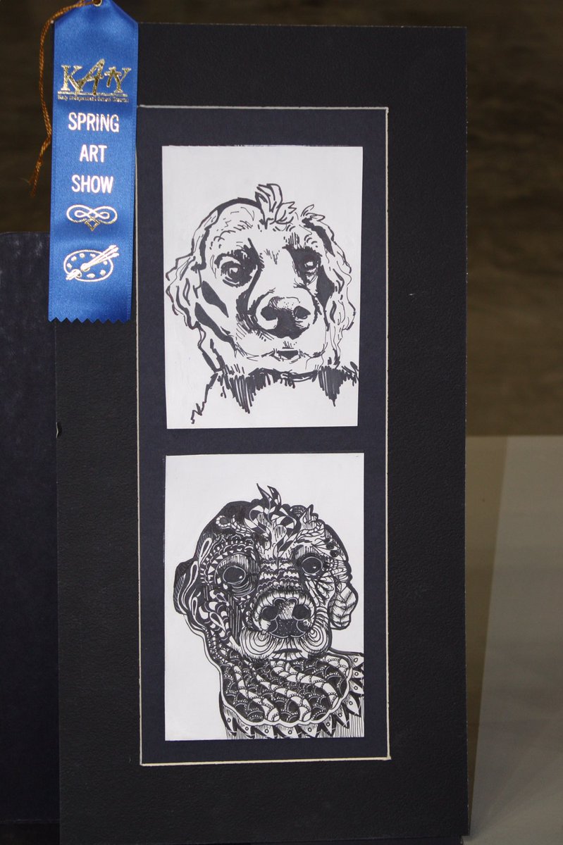 Way to go Art I at Katy Spring Art Show! @CougarnationJ  <a href="/GlobalVine/">Global Vine</a>  <a href="/PKuhnArt/">Patricia A Kuhn</a>