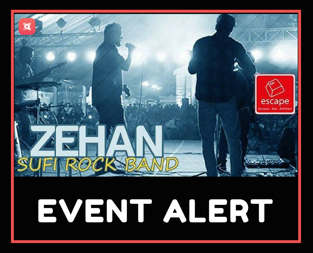 leukitup's tweet photo. Catch Zehan-The Band LIVE at Escape Terrace Bar Kitchen, Gurgaon.
.
@leukitup https://t.co/9lgETOe5GS