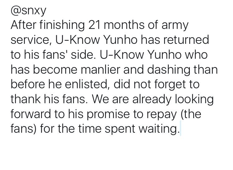 snxy's tweet photo. highcutstar instg on #Yunho https://t.co/MOdzXKLaLJ #WELCOME_Uknow #WelcomeBackYunho #유노윤호 https://t.co/QAcSriyw3u