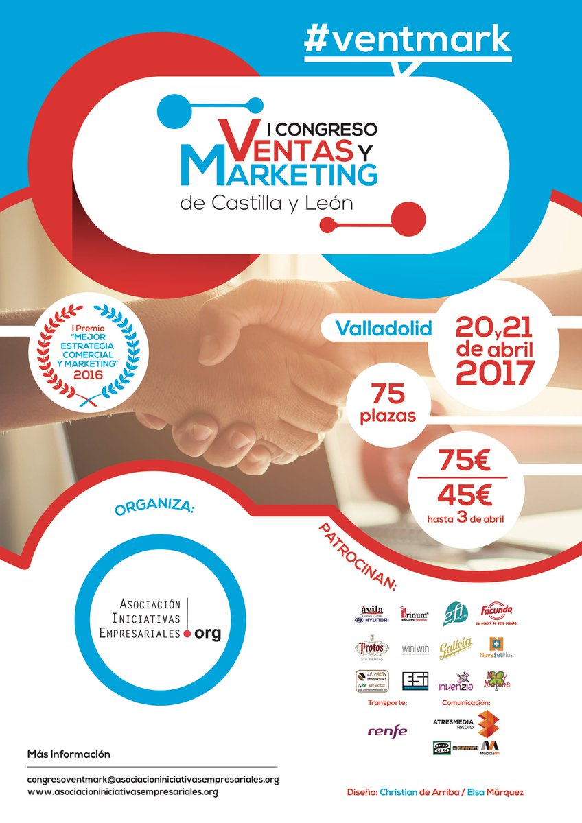 Iniciativasempr's tweet photo. Gracias a @antonio_gato1  concejal del @AyuntamientoVLL por inaugurar hoy a las 16:45 el congreso de ventas y marketing #ventmark https://t.co/lqgEIYsDF1
