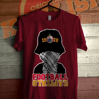 «Ready Stok T-Shrit Football Capitals || Ada Merah&amp; Biru Nevy || Size M-L-XL-XXL || Sikat Cing ..