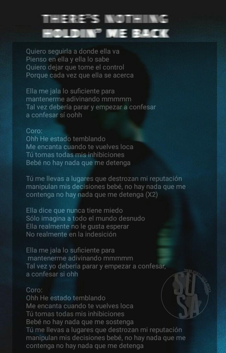 ShawnUpdatesSA's tweet photo. Letra de There's Nothing Holdin Me Back en español #HoldinMeBackOniTunes: https://t.co/cPrmrN4KZq
