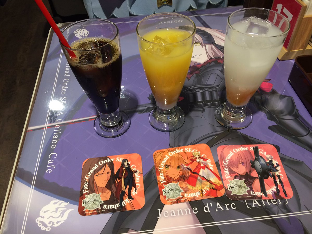 aknekog's tweet photo. FGOカフェ行ってきた！ https://t.co/Pl7xSic6UF