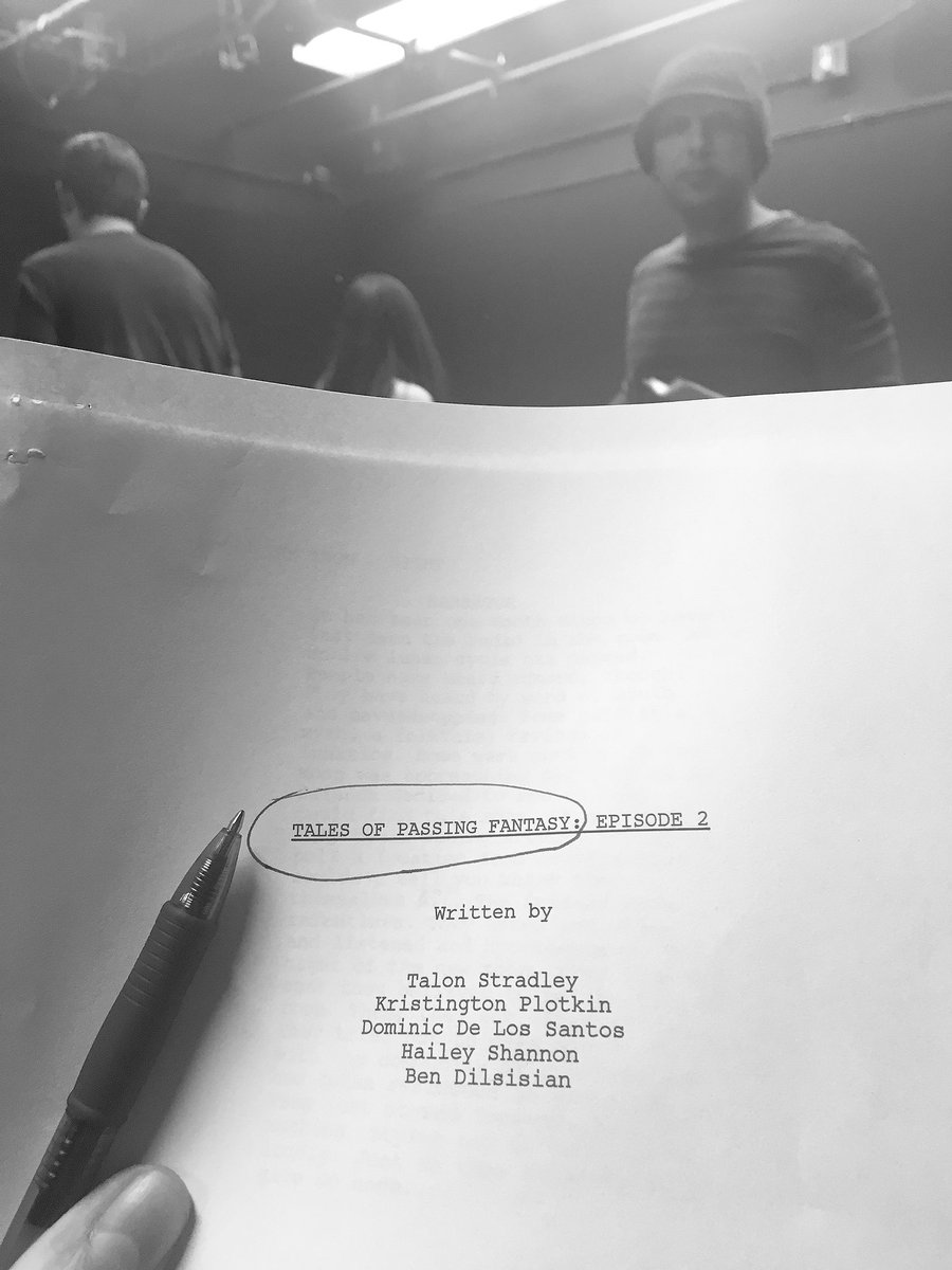 TOPFpodcast's tweet photo. A picture from our read through of our live show. Be sure to check it out, May 19, 20, 27, &amp; 28 #makeyourmoon https://t.co/n5xmZrtKvD