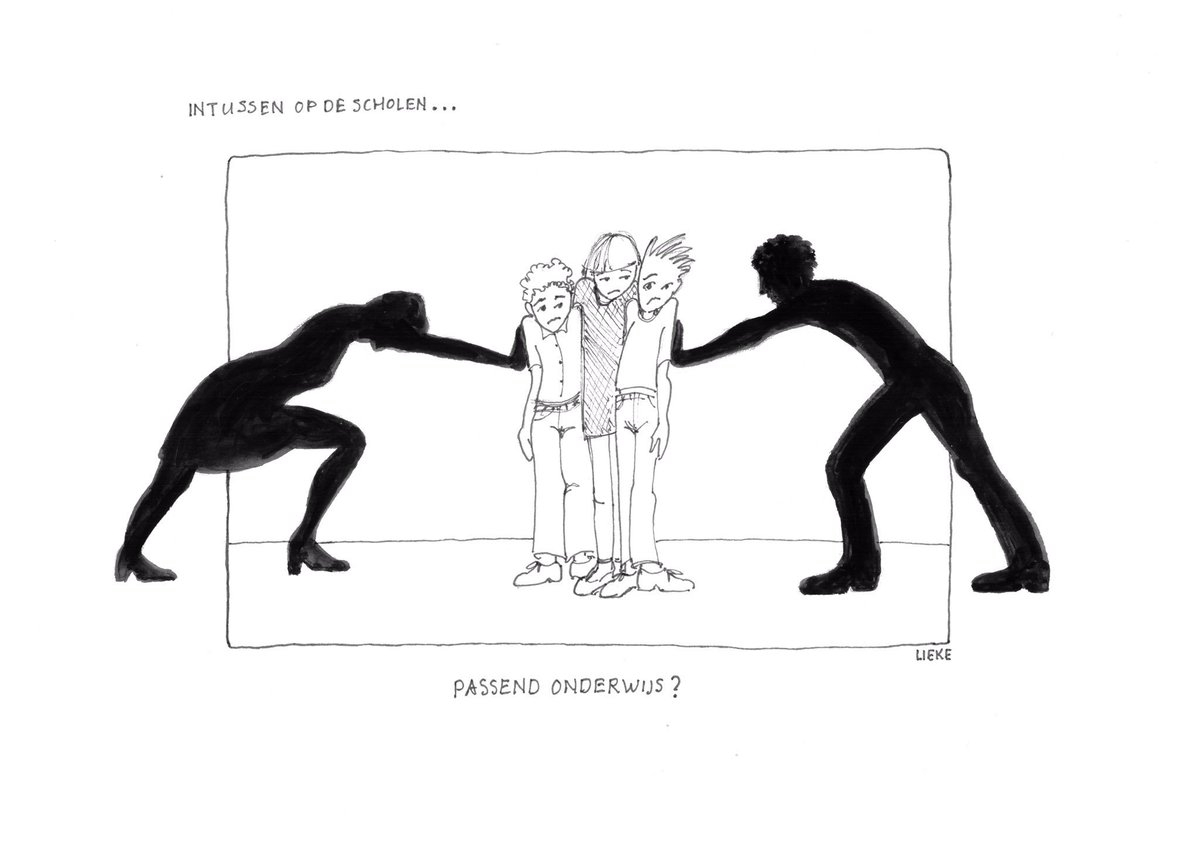 Fraaie tekening over #PassendOnderwijs van mijn creatieve collega Lieke Peperkamp van ons expertisecentrum De Kracht <a href="/biezonderwijs/">Biezonderwijs</a>!