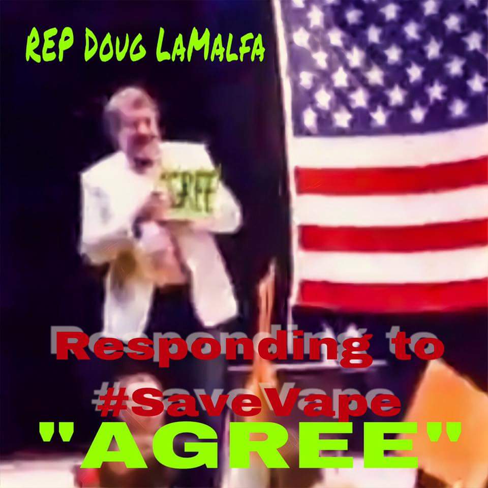 AngelicThanatos's tweet photo. Thank you @RepLaMalfa for your support! #savevape #supportvape #calivapers #norcalvaperedding #modestelixirs #ivapeivote https://t.co/Vt14yFAZKe