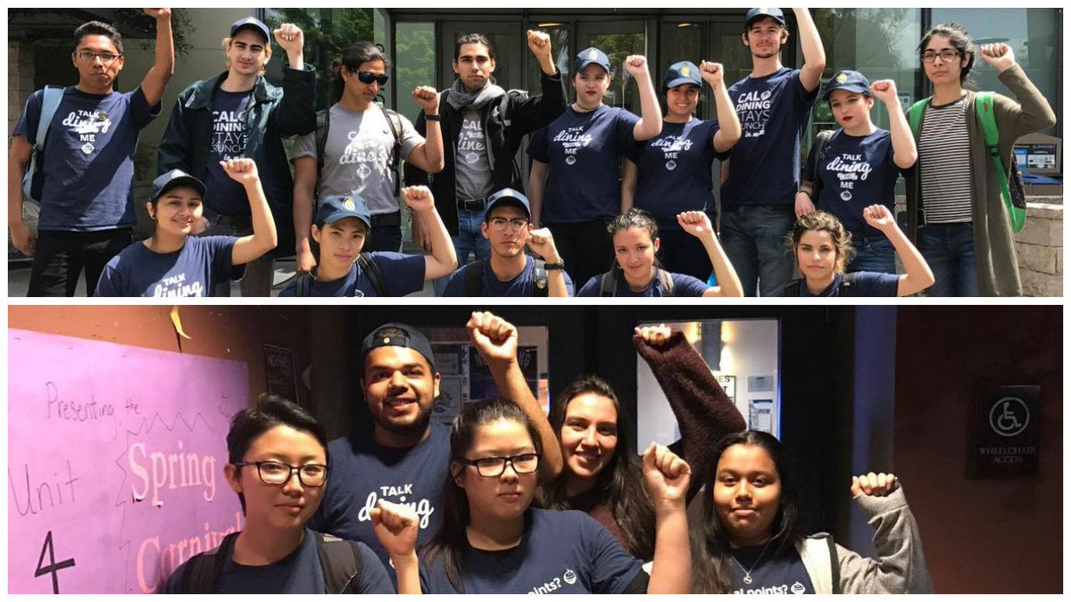 UWUatCal's tweet photo. Two walkouts in one day! @CalDining PAY UP or expect SHUT DOWNS https://t.co/GtvVSdAL72