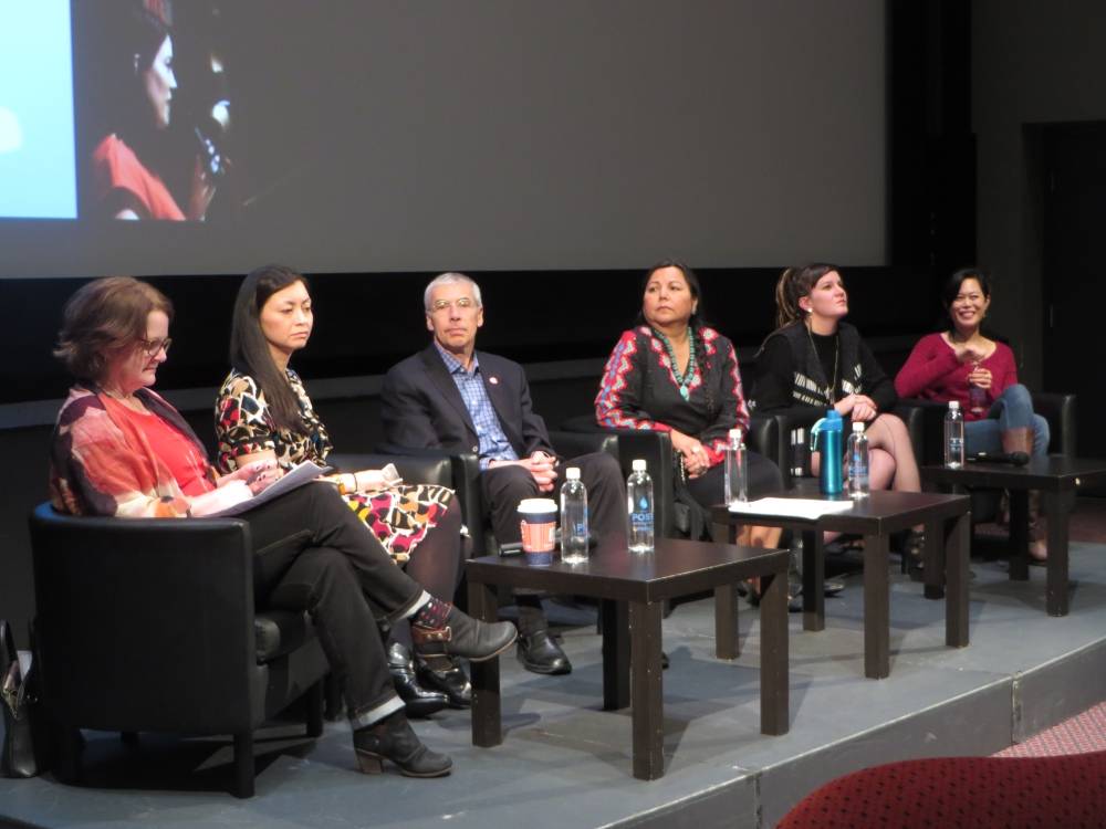 georgiastraight's tweet photo. National Canadian Film Day 150: Industry belief that female filmmakers can't cut it is "bullshit" https://t.co/kyrArPqESE #CdnFilm #NCFD150 https://t.co/xD667rbhn9