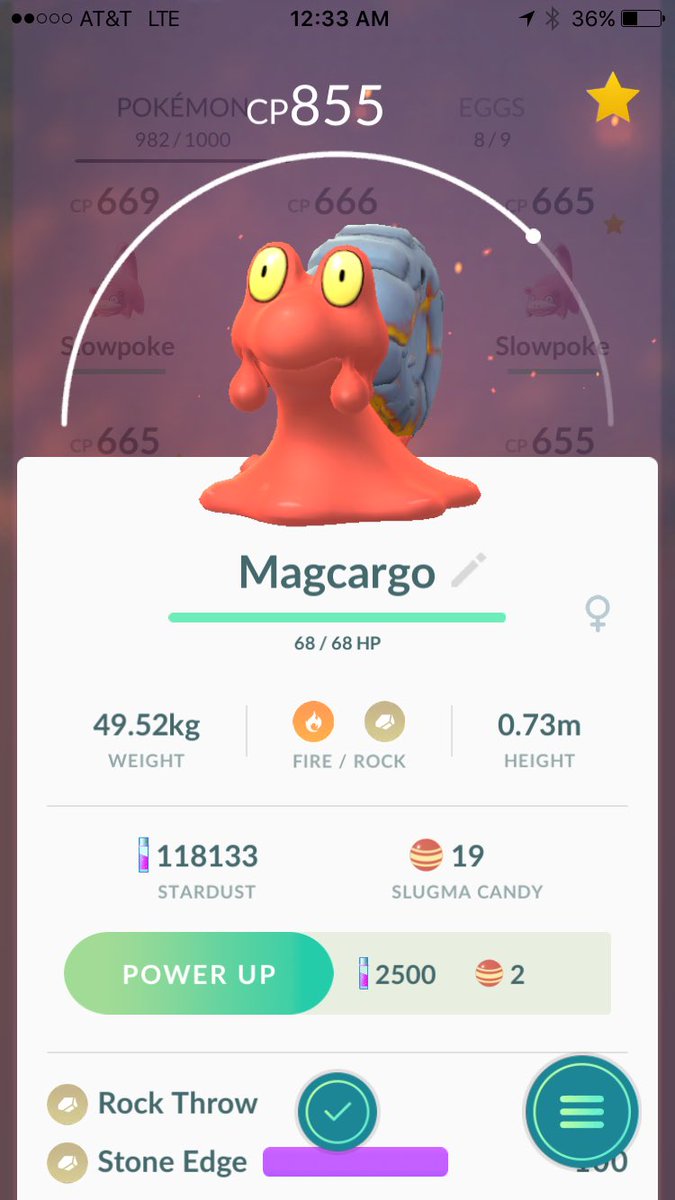Zenaido's tweet photo. @mellokittv @pokemondeadguy Added this guy to the Dex #Slugma #Marcargo #StoneEdge https://t.co/j9WH9G7pPs