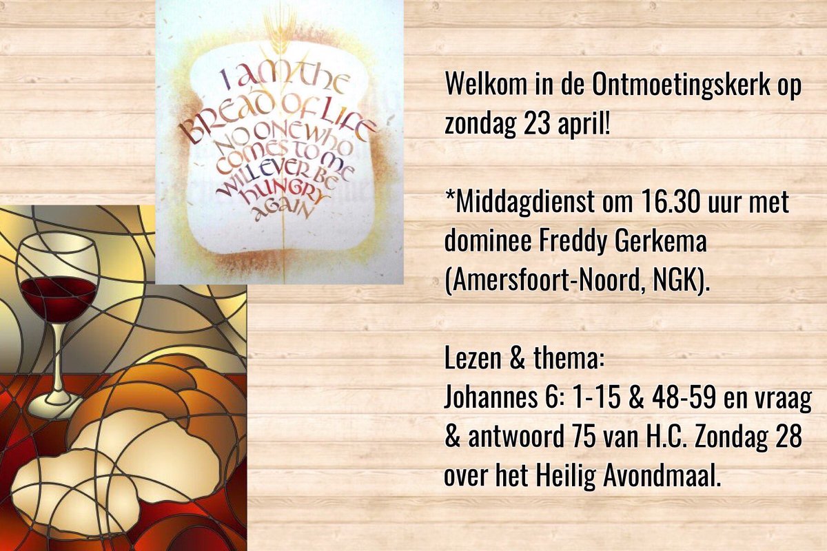 Welkom! #Ontmoetingskerk #Vathorst met @RoelKelder &amp; Freddy Gerkema