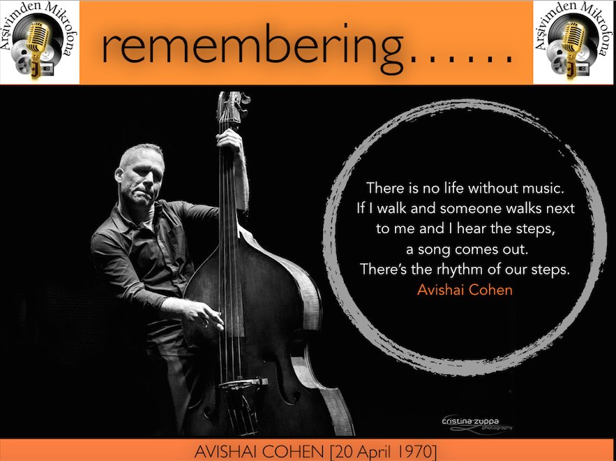 Happy Birthday Avishai Cohen Born on this day in 1970  