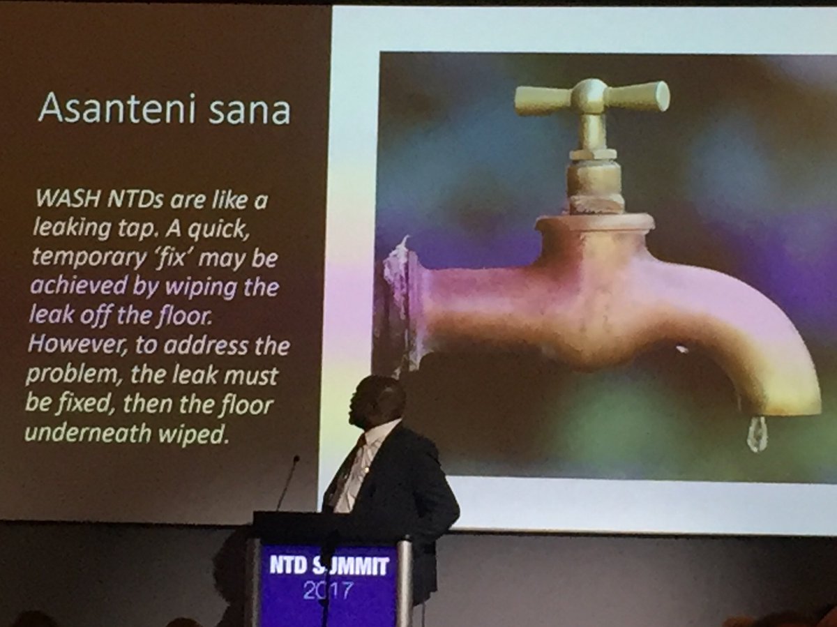 ElisaBaring's tweet photo. Such a good point - a leaky tap is a great analogy for #NTDs control - #WASH is essential to #beatNTDs! https://t.co/xkXypLqAjS
