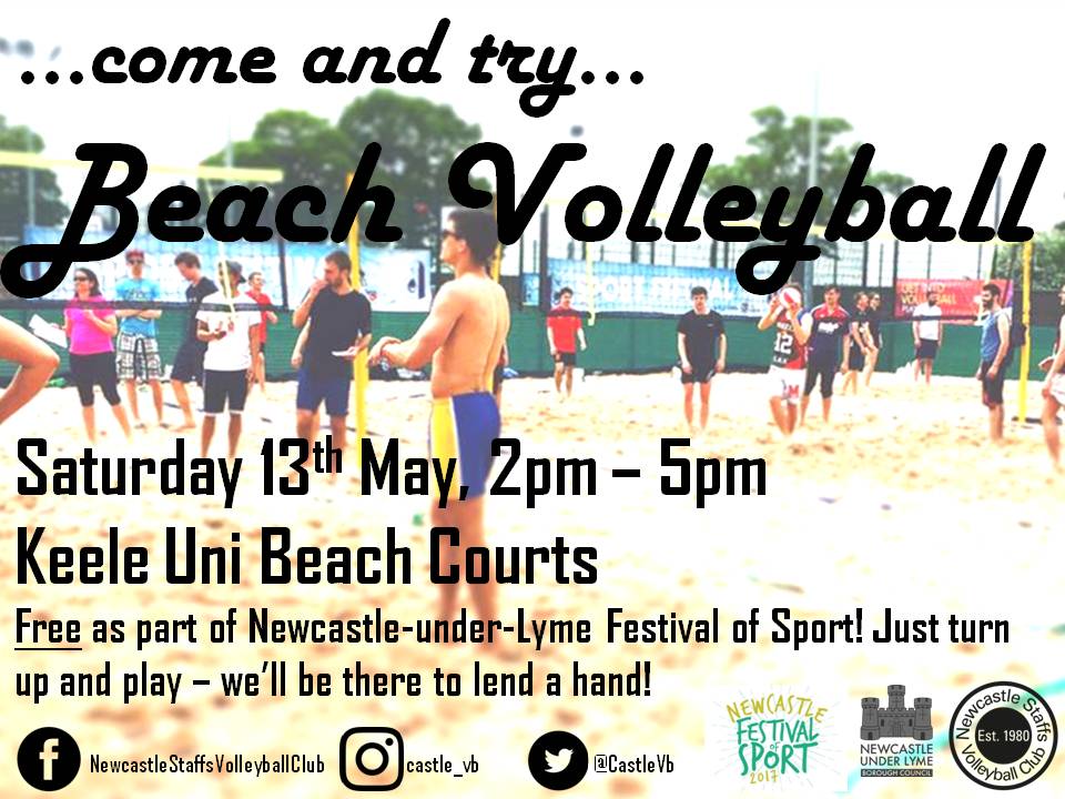 Fancy something new for the summer?Have fun,make friends&amp;get fit playing Beach Volleyball. FREE opp to give it a try! #festivalofsport