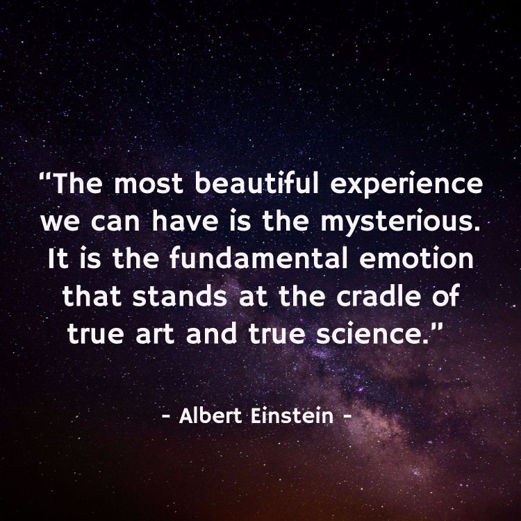 mindfulive's tweet photo. The most beautiful experience we can have is the mysterious. https://t.co/XhwyNyfc0Q