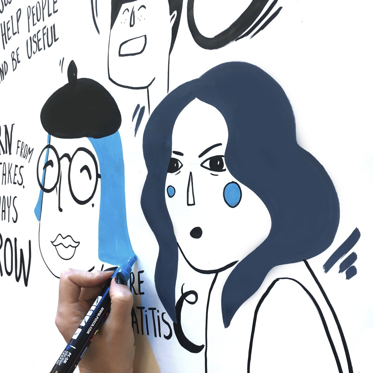 Smartupvisuals's tweet photo. Early morning scribe at EASL conference in Amsterdam #ILC2017 #LiveIllustration #Scribe https://t.co/PKH26wb9Lo