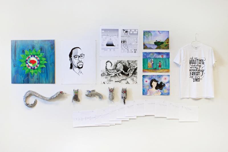 ENGL3089's tweet photo. Enjoy the Creative and Scholarly Works Conference - Including the Opening Reception for the Senior Thesis Exhibition Show II #bardsbeasts https://t.co/1mbYJsUtCa