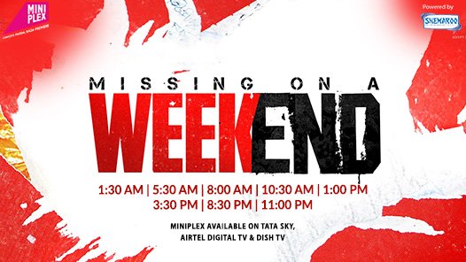 ShemarooBtown's tweet photo. Watch #MIssingOnAWeekend playing on #Miniplex all day! https://t.co/5WPQwmZXzr