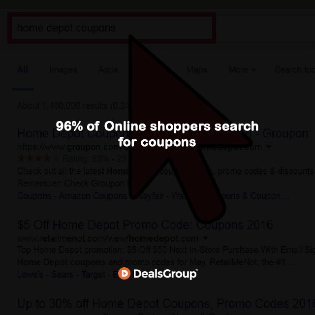 DealsGroupIN's tweet photo. 96% of Online shoppers search for #Coupons
#HistoryofCoupons #Coupons #Deals #StatisticsofCoupons #StatisticsofDeals https://t.co/rph7zXh0bv