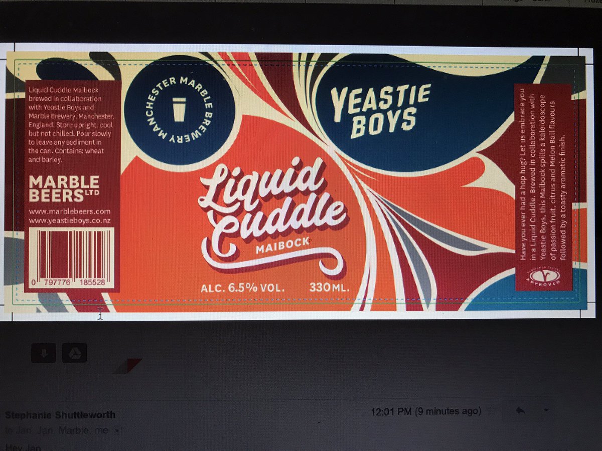 marblebrewers's tweet image. Stu's in the house from @yeastieboys    to brew Liquid Cuddle our NZ Maibock!