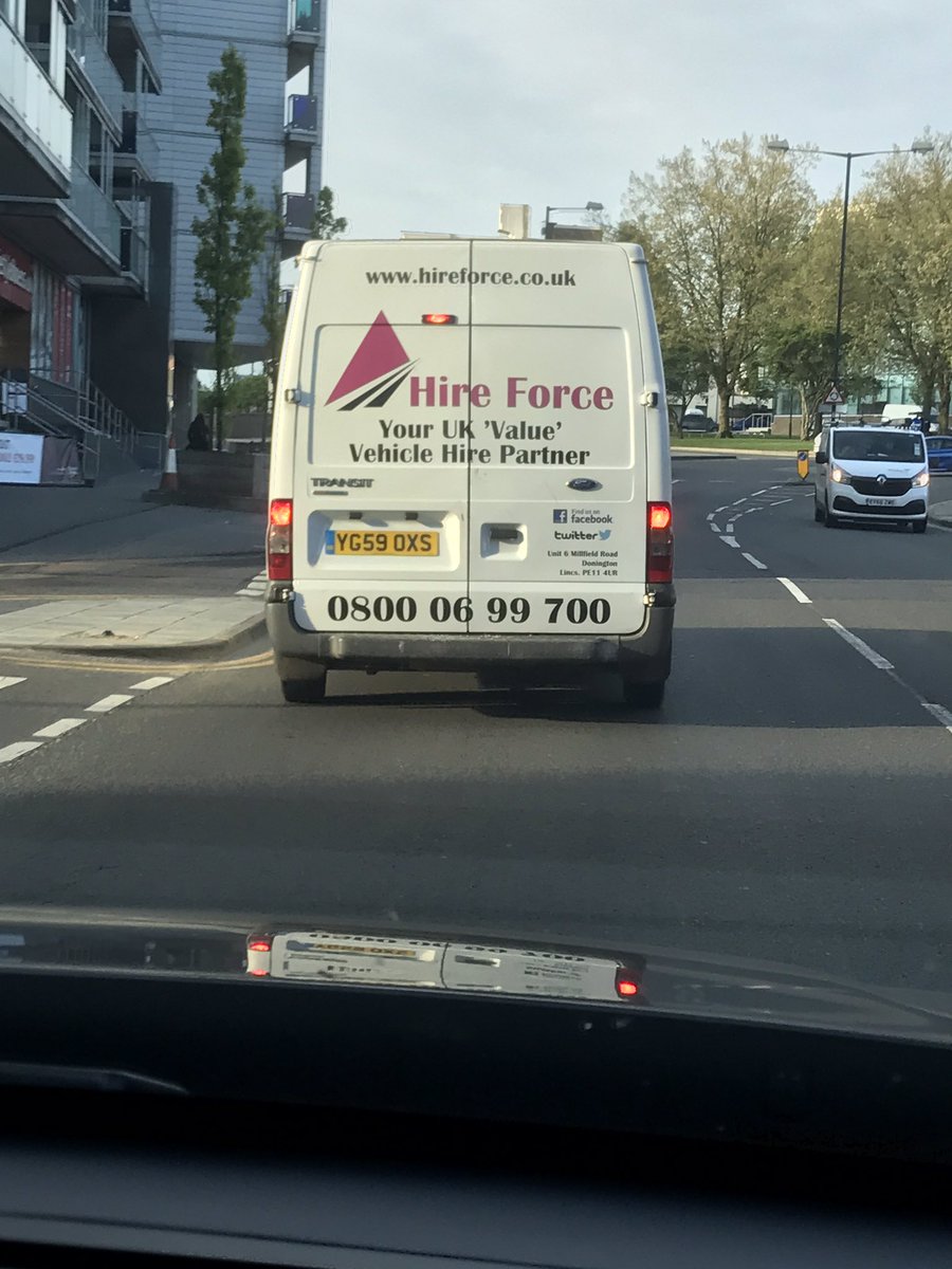 <a href="/HireforceUK/">Hireforce</a> your vans are everywhere... spotted this one in Wembley this morning