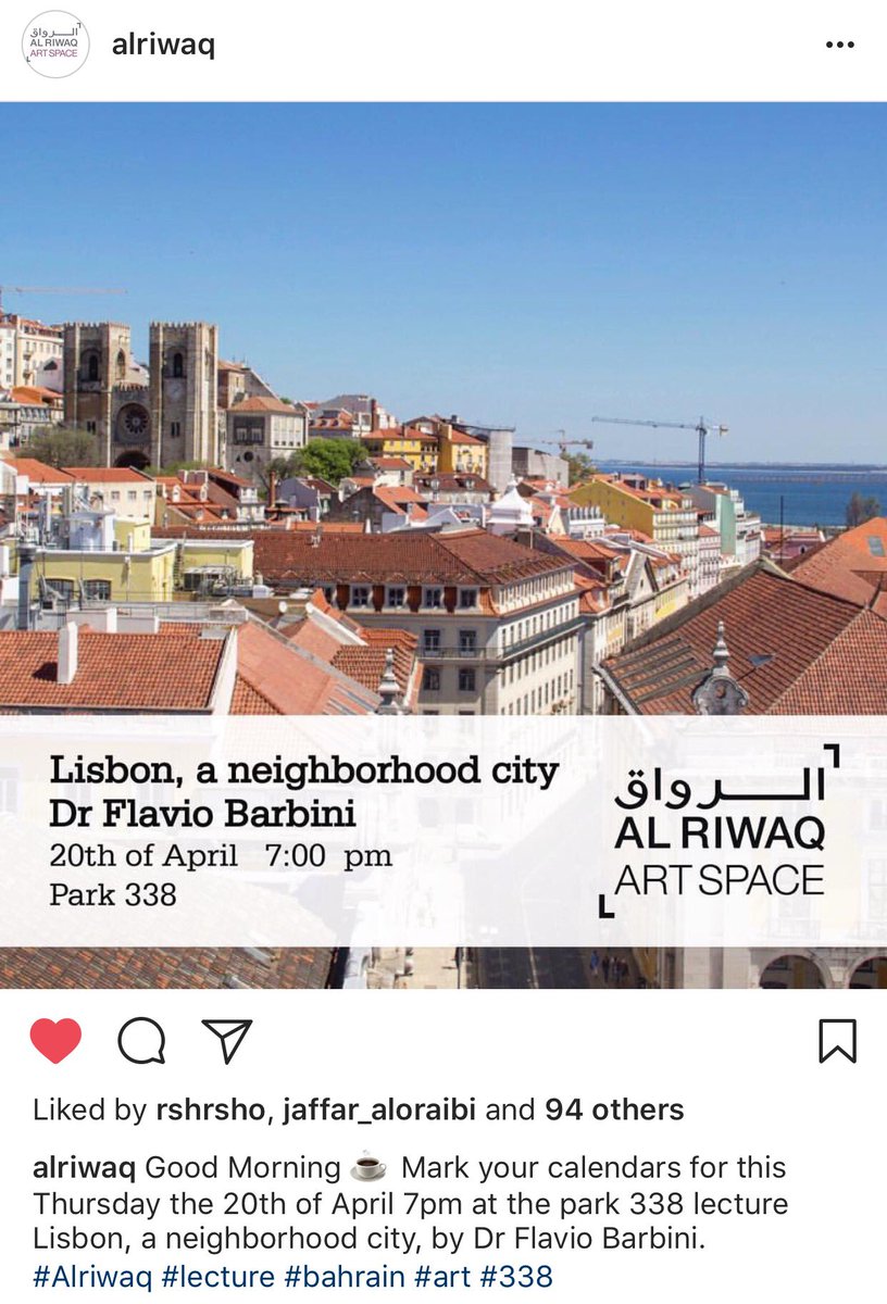 Wafa_Alghatam's tweet photo. #tonight at 7pm #openpublic #lecture #outdoor #park #block337 @alriwaq by #Barbini #architect from #italy part of my Exhibition #engagpublic https://t.co/acwBSRqlUz