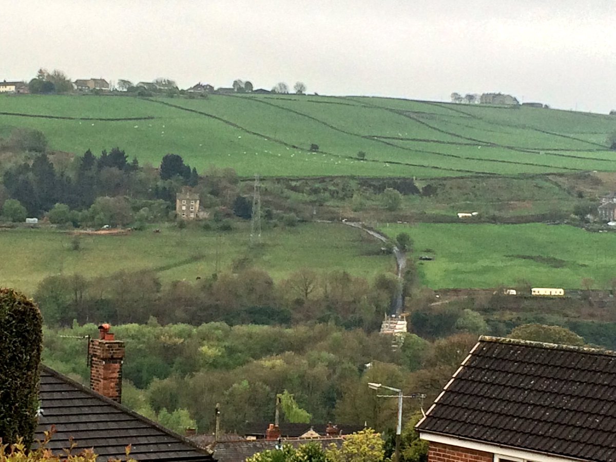 There is a protest today about two proposed incinerator plants in #SowerbyBridge. Our <a href="/ItsOLY/">OLY</a> is with protester, Adrian Mitchell