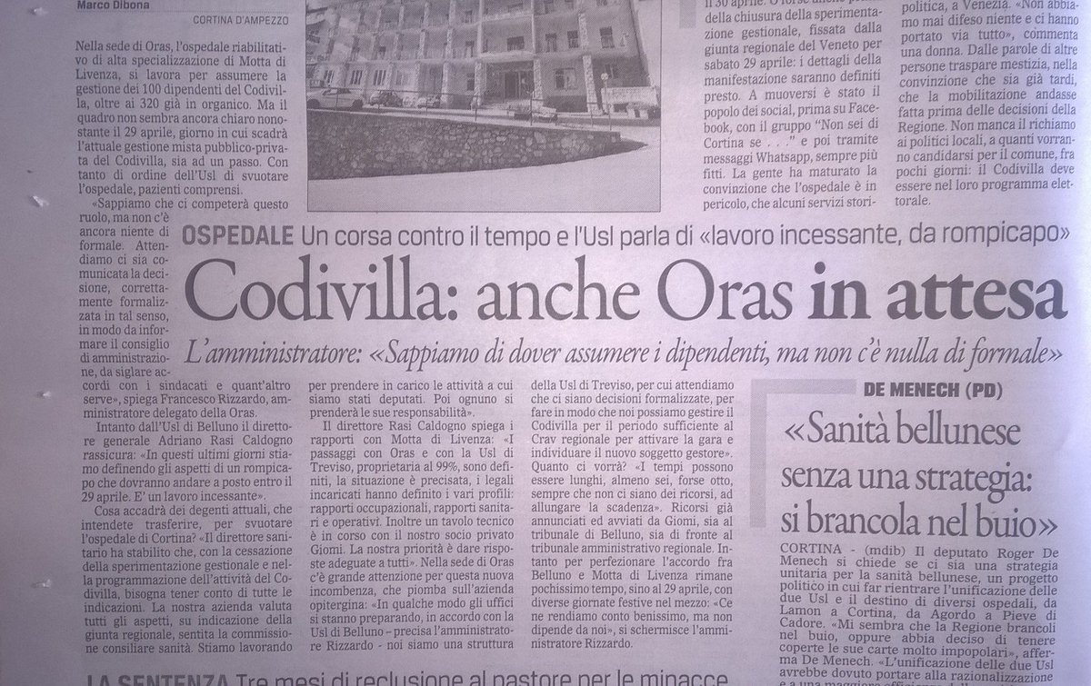 andrea_fiocco70's tweet photo. #Codivilla - nubi dense all'orizzonte - per fortuna c'è chi ha voglia di lottare - @cgil_fpBelluno #sempresulpezzo https://t.co/oUW9scdaA6
