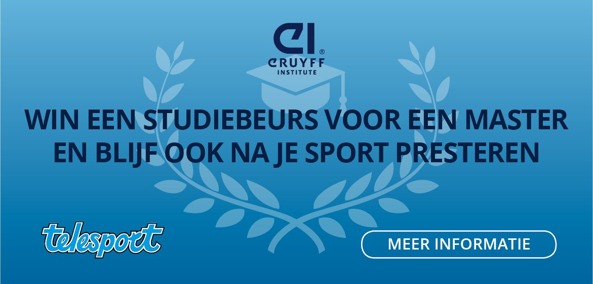 Ben je (ex-) topsporter of -coach en wil je jezelf graag maatschappelijk ontwikkelen? Aanmelden kan via: telesportmaster@cruyffinstitute.org