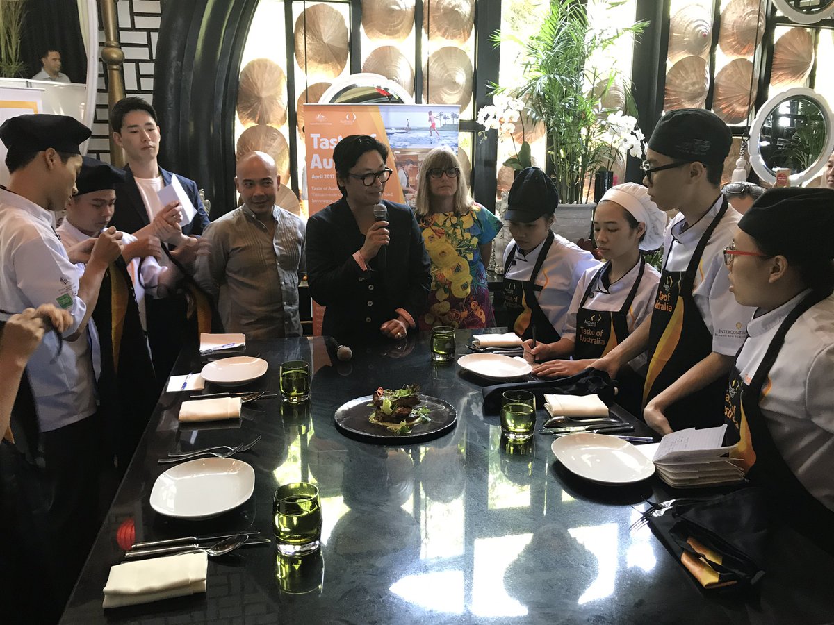 Australian Embassy Vietnam 🇦🇺 (@ausambvn) on Twitter photo Pleased to work with <a href="/luke_nguyen/">Luke Nguyen</a> to present #TasteofAustralia culinary contest in Danang. Young 🇻🇳 chefs use 🇦🇺 produce to cook great food. Pleased to work with <a href="/luke_nguyen/">Luke Nguyen</a> to present #TasteofAustralia culinary contest in Danang. Young 🇻🇳 chefs use 🇦🇺 produce to cook great food.