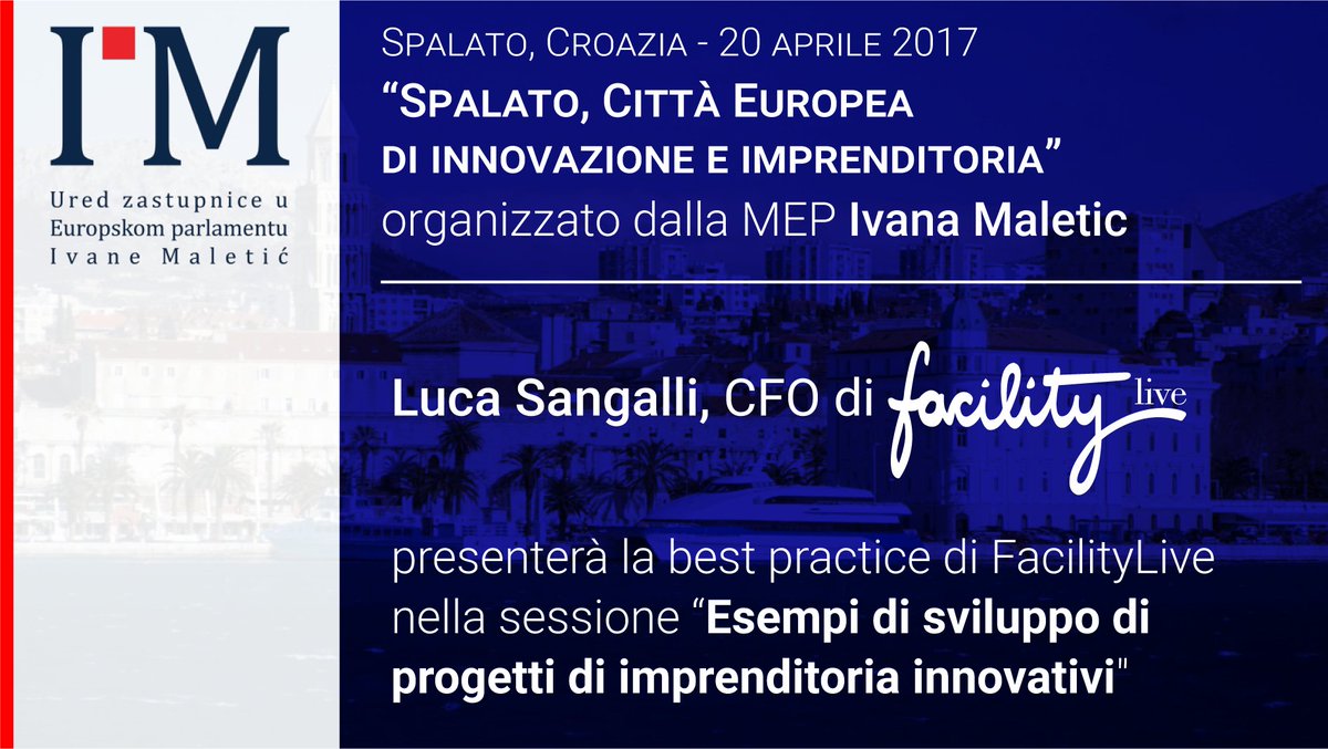 FacilityLive's tweet image. 20/04 #Spalato: #innovazione, giovani, #startup, nuove tecnologie e crescita. La best practice di @FacilityLive. #Split2025