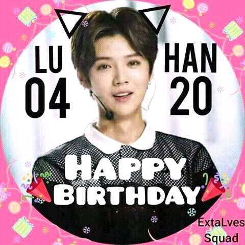 Happy BIRTHDAY OPPA LU HAN MORE ACHIEVEMENTS TO COME AND GOD BLESS <3  