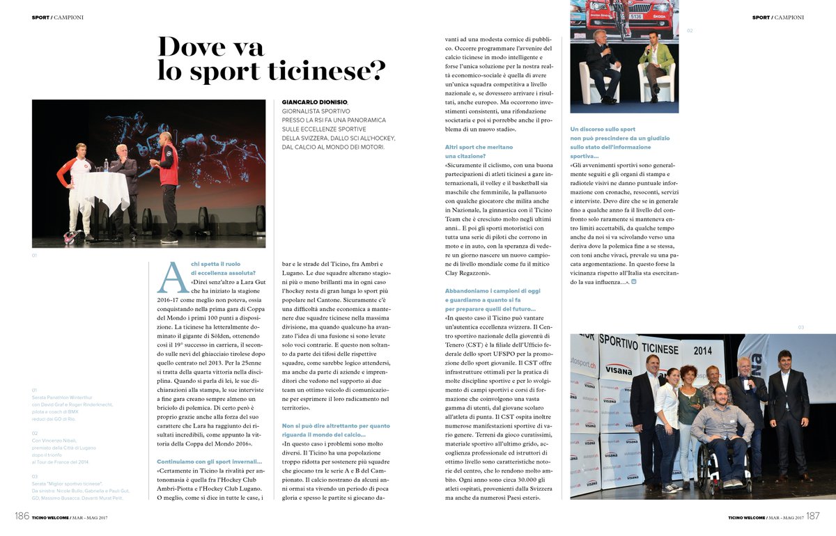 CAMPIONI: DOVE VA LO SPORT TICINESE.

#sport #hockey #calcio #ticino #svizzera #atleti #campioni