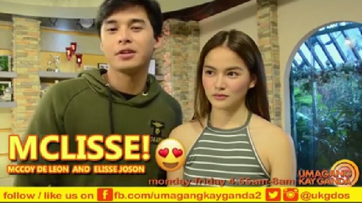 mclisseaklanww's tweet photo. MCLISSE! Nakakakilig talaga kayo. :) @hashtag_mccoydl @ElisseJoson Thank you po @ukgdos for having them. :)

MCLISSE StarMusicIfWeFallinLove https://t.co/0v4We8RV38