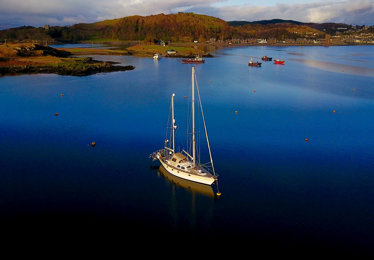 Our sheltered marina offers security and stunning scenery. Pontoon berths and swinging moorings available <a href="/ObanMarina/">Oban Marina</a> #sailing #scotland