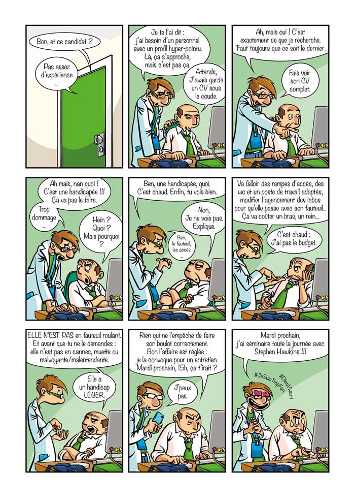 Emploicnrs On Twitter Parlons Handicap Pensons Solutions En Bande Dessinee 2 4 Handicap Cnrs Https T Co 4ihf3fhc6r