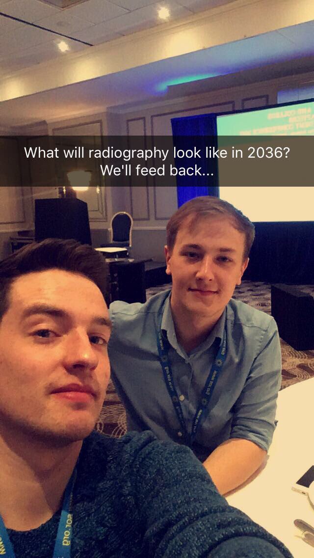 Next: who knows what radiography will look like in 2036? <a href="/SCoRCBeardmore/">Charlotte Beardmore CBE</a> &amp; Sean Henderson-Kelly discuss #ASC2017