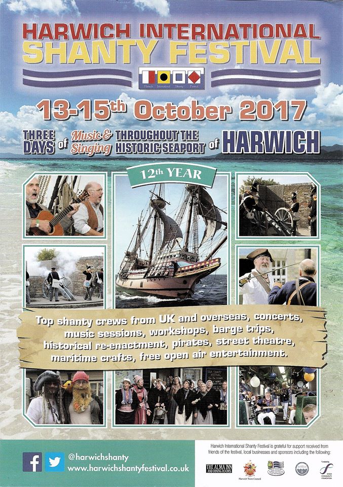 Harwich Sea Shanty Festival flier