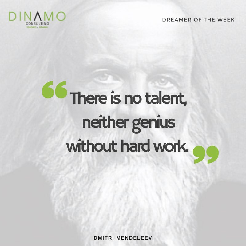 __Dinamo__'s tweet image. ✨#DreamerOfTheWeek #DmitriMendeleev #DinamoConsulting