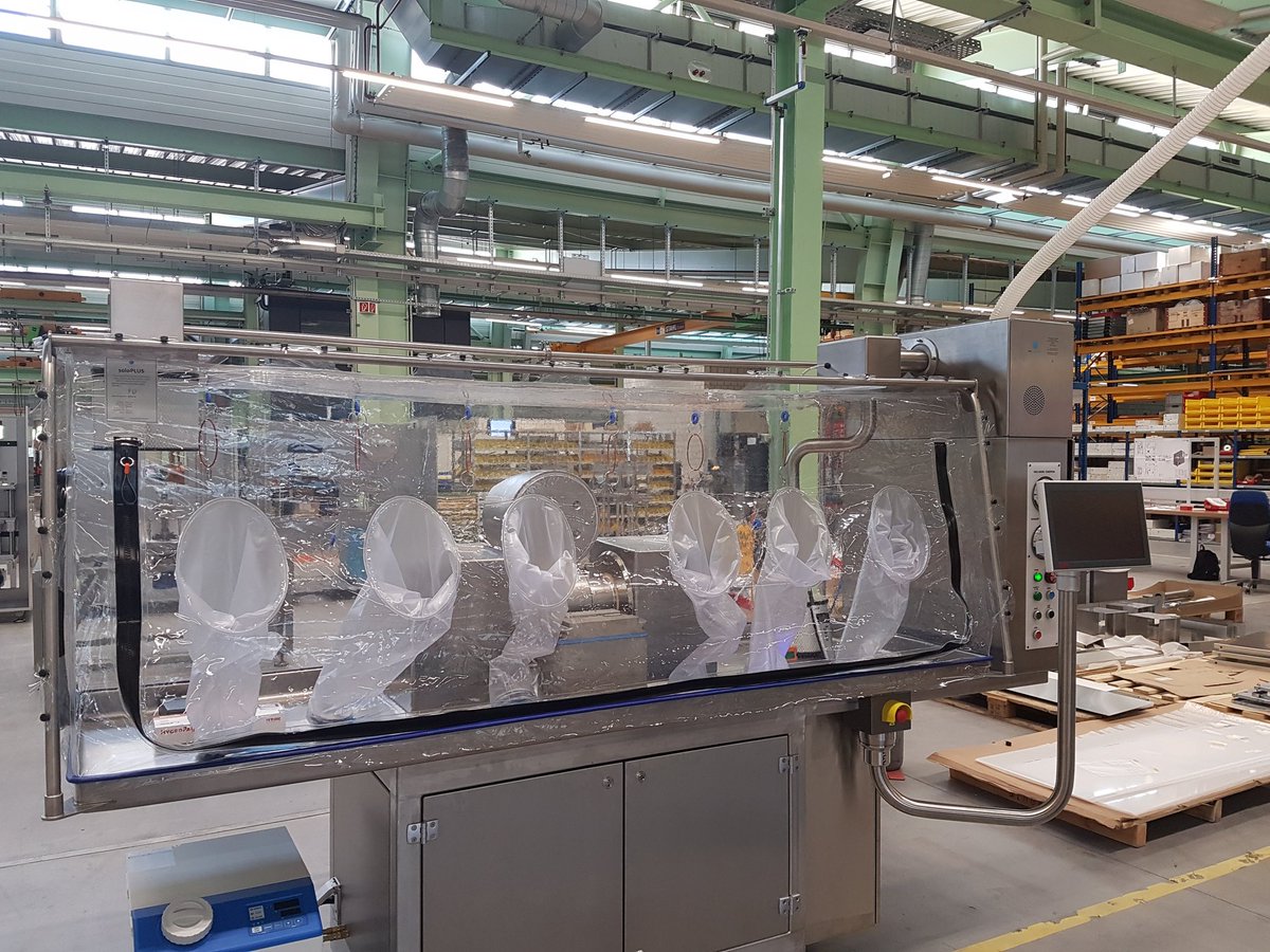 PLControls's tweet image. Fats completed on containment isolator in Basel Switzerland