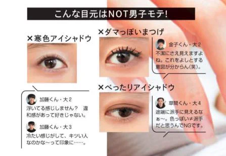 これがNG？彼女候補から外れるメイクがこちらｗｗｗ