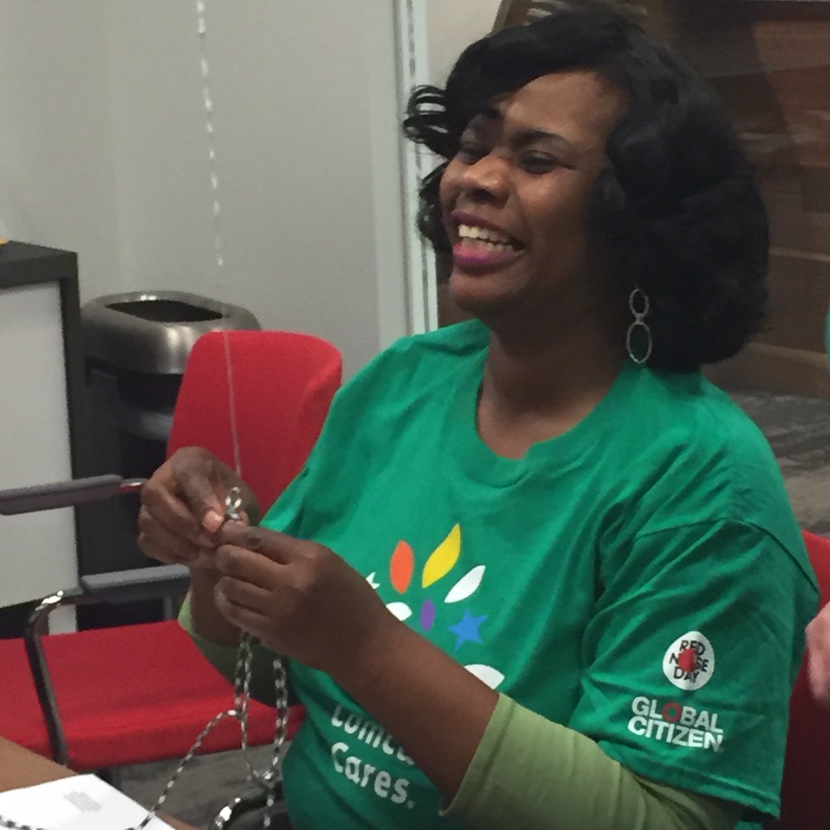 Our Freedom Region CommOps team making hundreds of Paracord Survival Bracelets for Operation Gratitude! #ComcastCaresDay