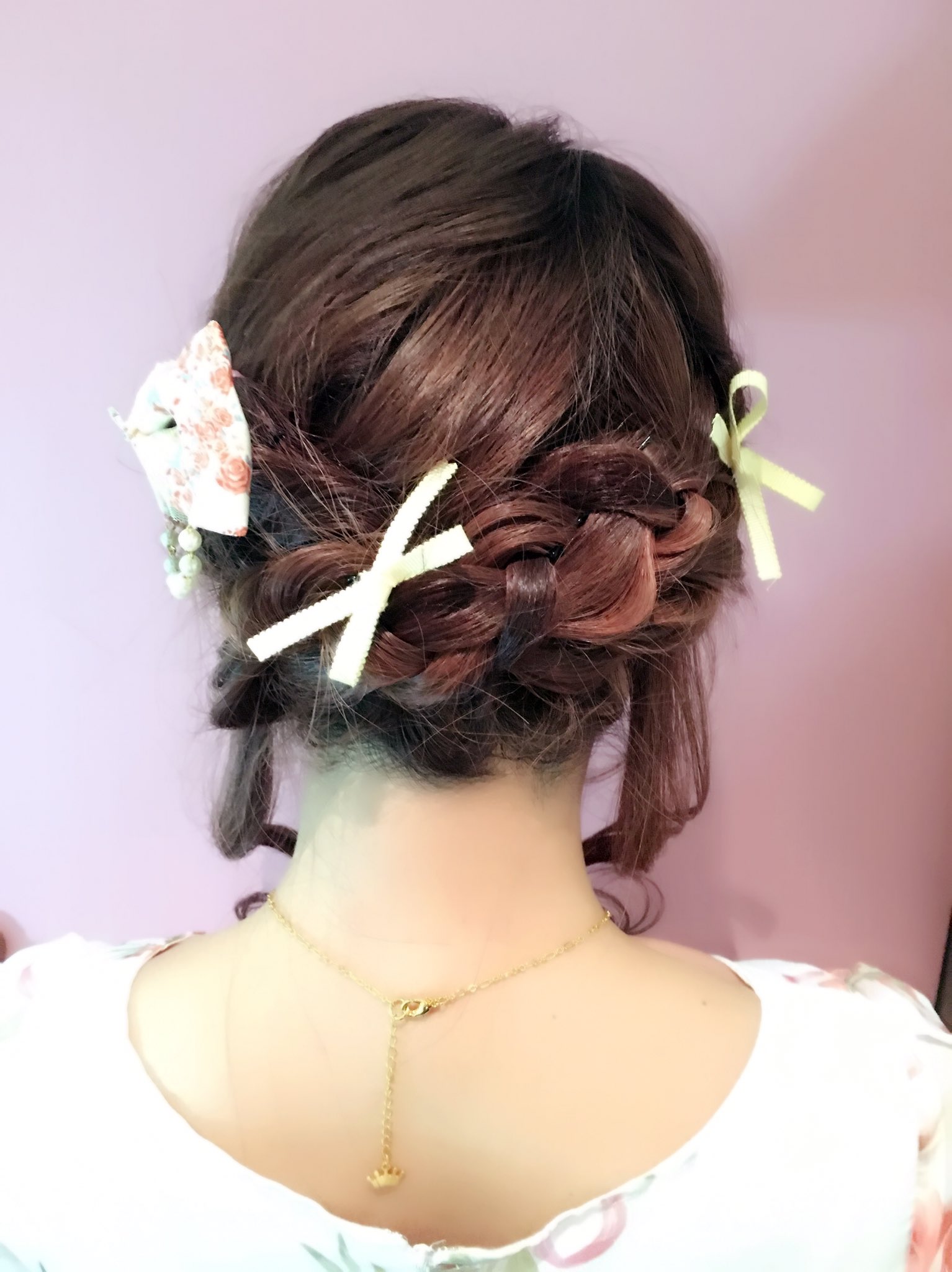 𝐸𝓇𝒾𝓀𝒶 No Twitter シーハニのベルのワンピース にベルイエローのドレスコードに合わせて今日はヘッドアクセでイエローを取り入れてみたよ リボンはディズニーストア Babyコラボ 髪型は映画のエンディングのベルに合わせてアップにしてみた Eriこーで