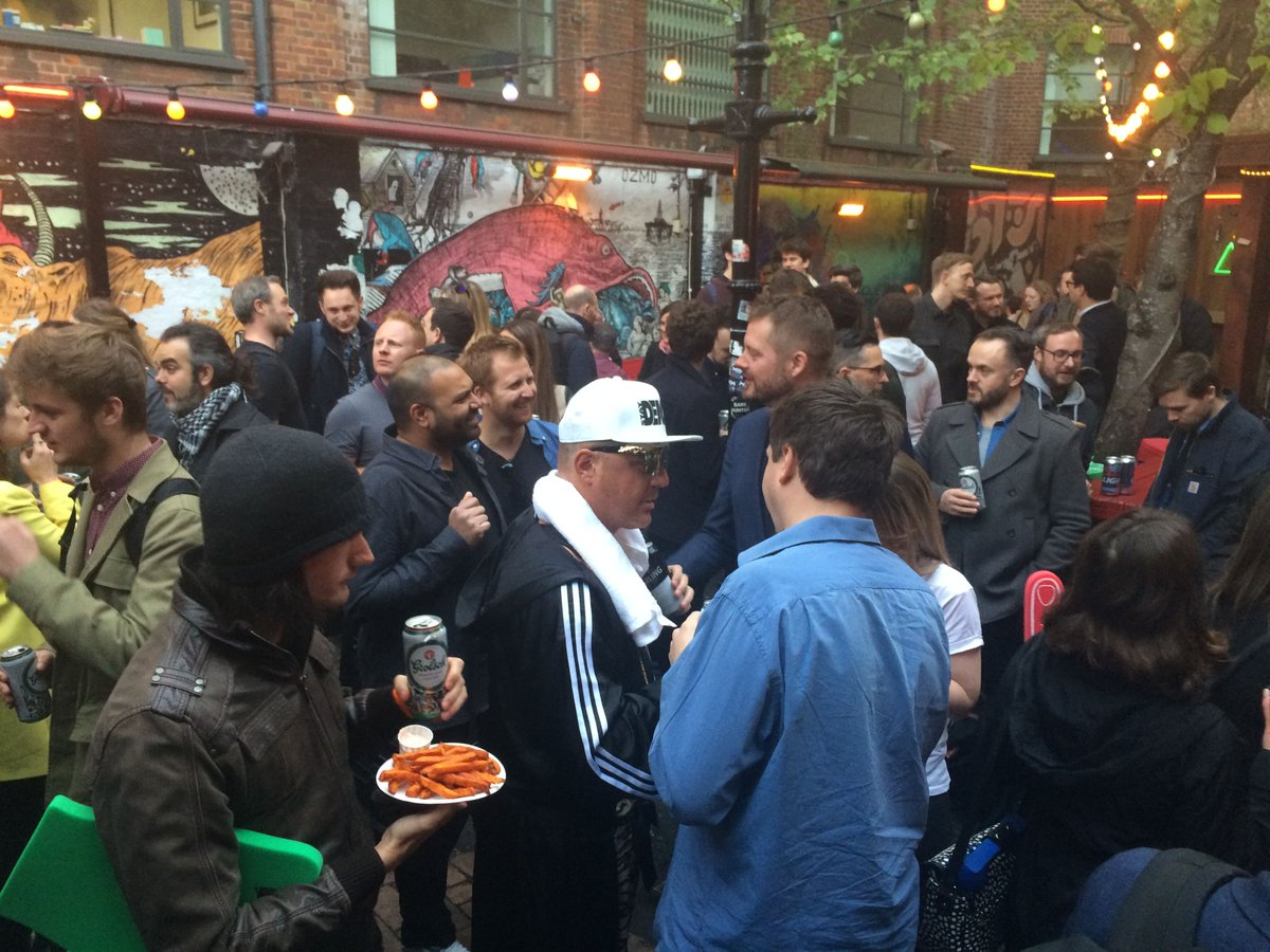 TheTechOff's tweet photo. Last night was a riot! Thnx to @gluglondon @cargo and @Techdept
and to our fantastic speakers!
What a night!
#TheTechOff #Glugoff https://t.co/1dRc3FbS7d