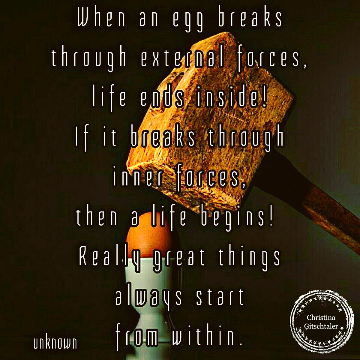 ChGitschtaler's tweet photo. #lifecoaching #lifecoach #followme #follow #following #likesforlikes #tagsforlikes #motivated #inspiration #quotes #creative #creativepics https://t.co/KvICcZ8H5k